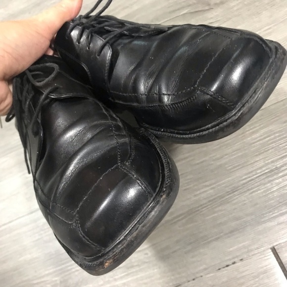Johnston & Murphy size 12.5 Waterproof Black Leathet Stanton Lace‎ Oxfords main image 3